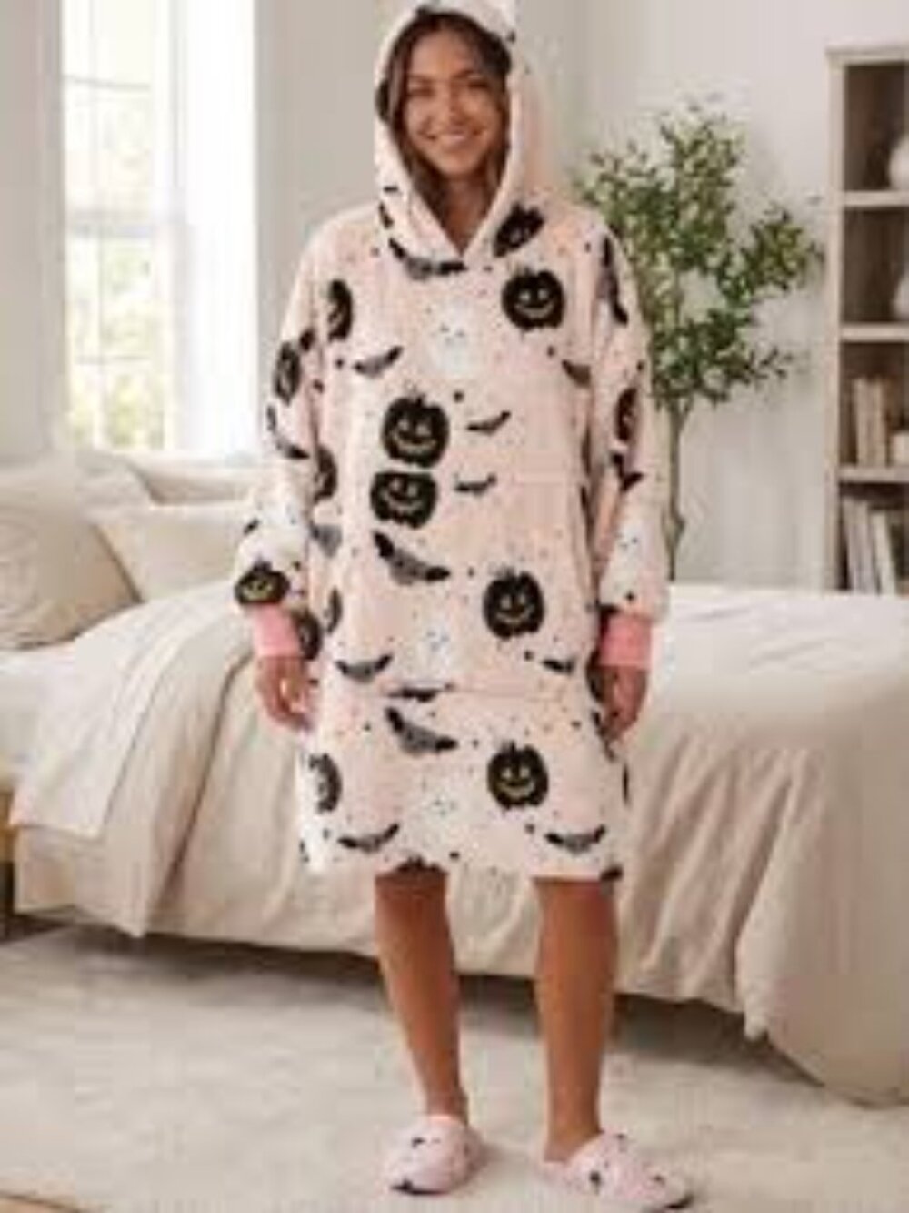NWT Cupcakes & Cashmere Oversized Robe and Slipper Set